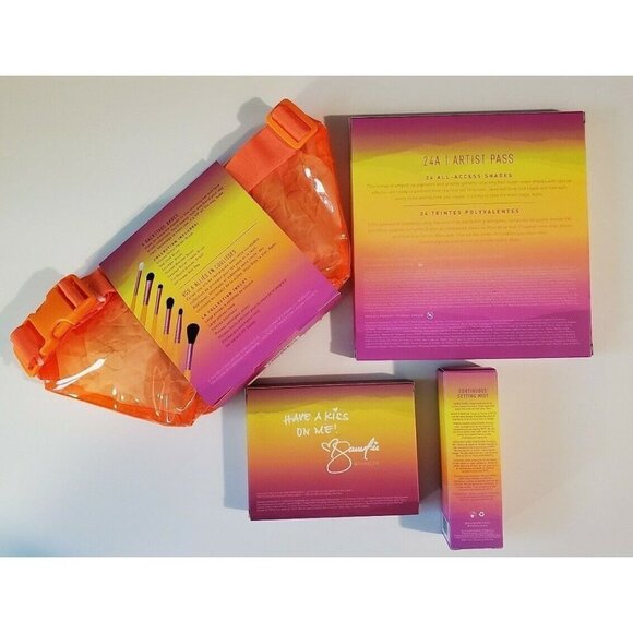 Morphe X Saweetie Collection Eyeshadow Brushes Lips Setting Mist Makeup Set New - Picture 2 of 12